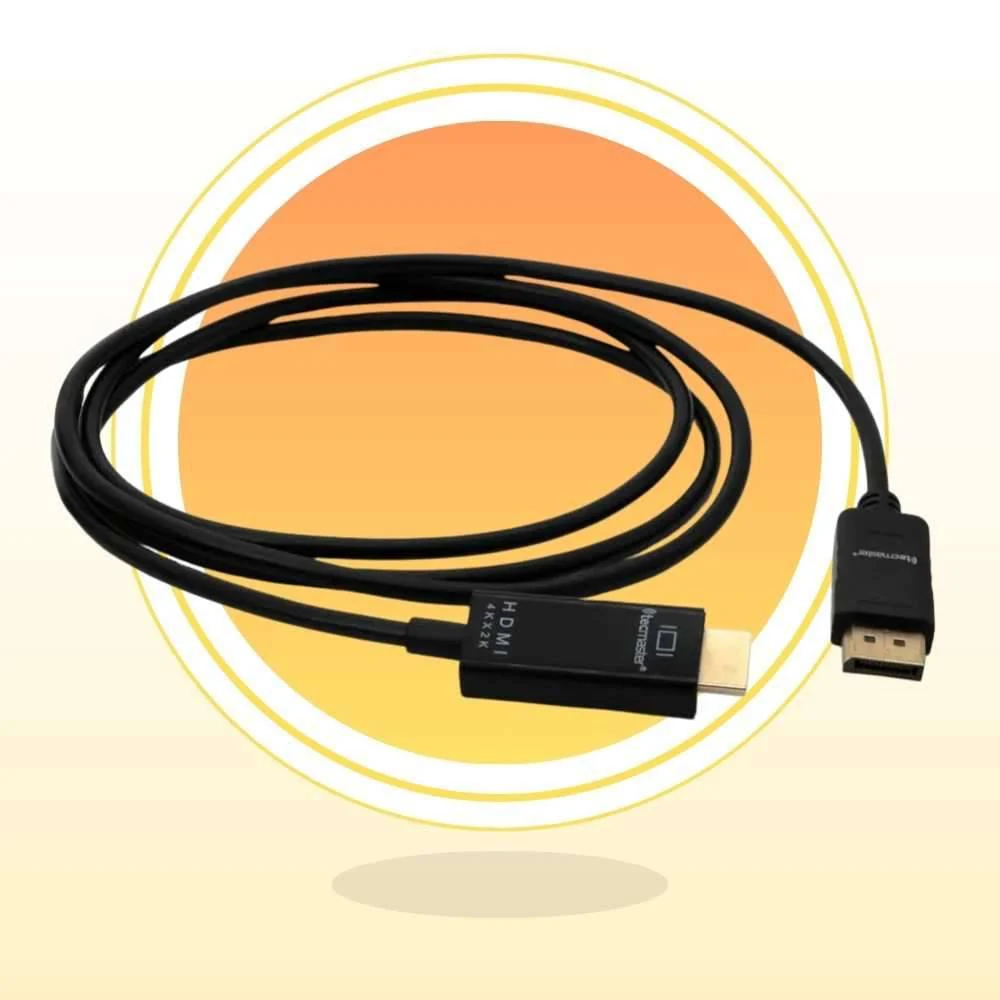 Cable Displayport a HDMI 1.8 Metros Display Port 4K Tecmaster: Conexión Increíble