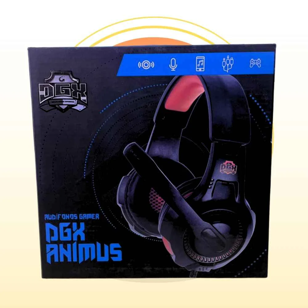 1 Audífonos DGX Animus: Increíble Gamer Para Tus Partidas