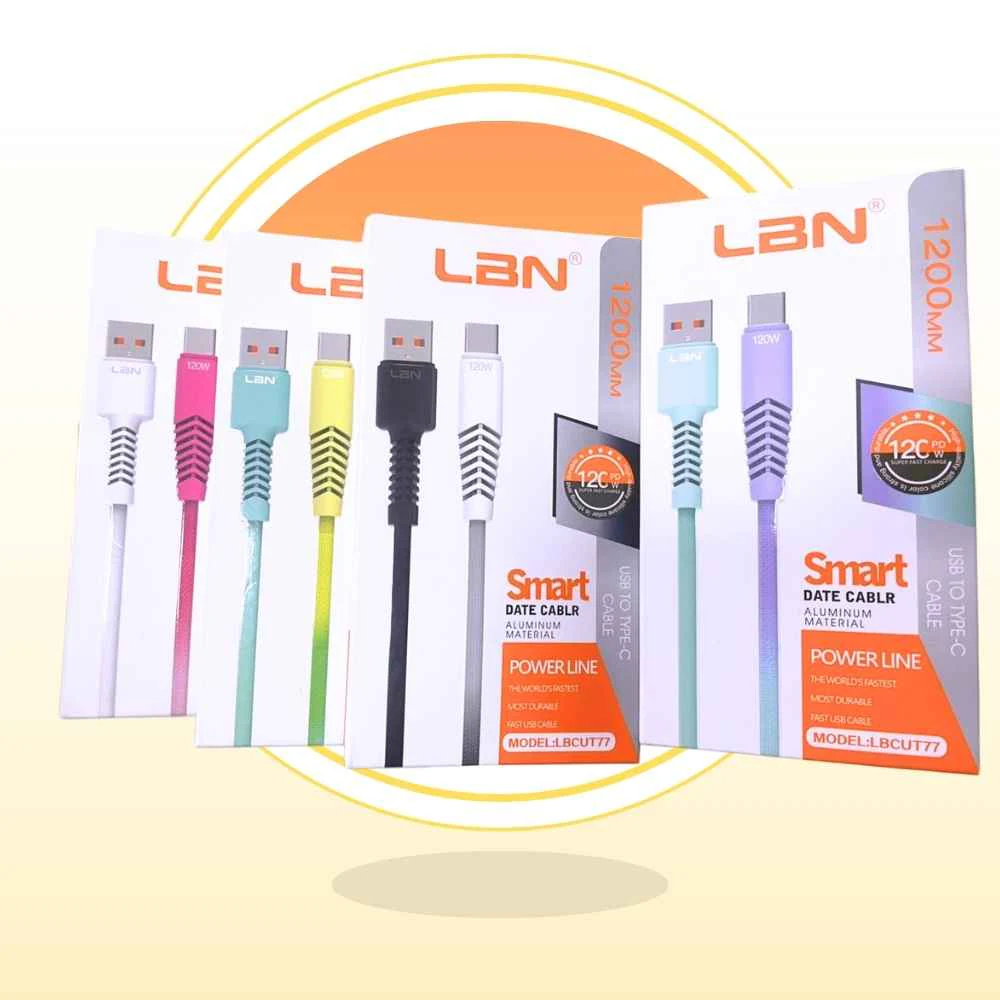 Cable LBN Tipo USB-C LBCUT77 Colores Surtidos Increíbles