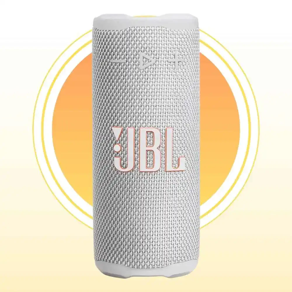 1 Parlante Portátil JBL GRIP Blanco: Sonido Legendario y Resistencia Increíble para Aventureros