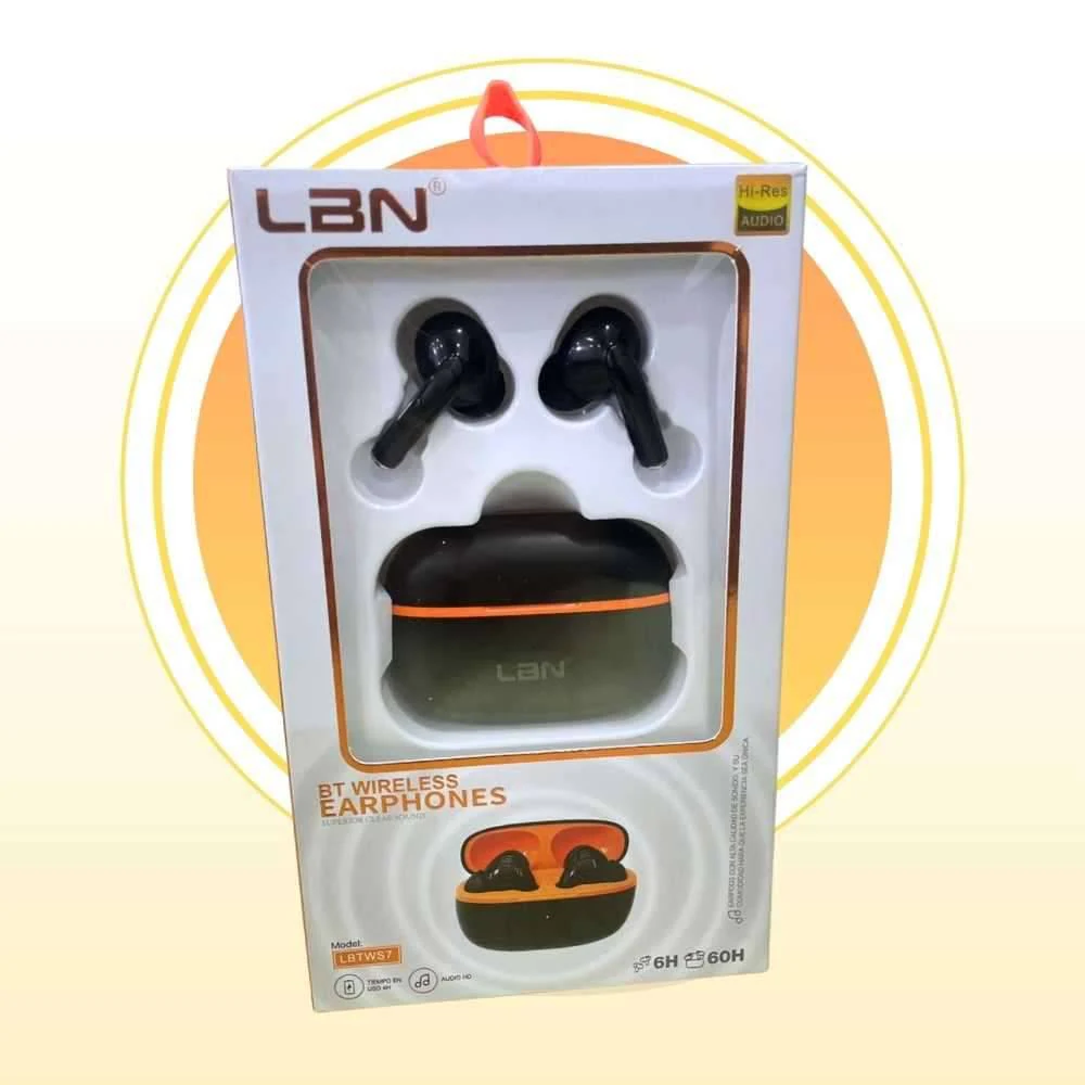 Audífonos Inalámbricos LBN LBTWS7 Negro Increíbles