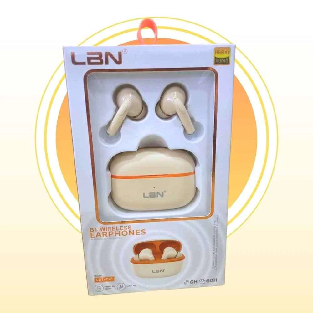 Audífonos Inalámbricos LBN LBTWS7 Beige Increíbles