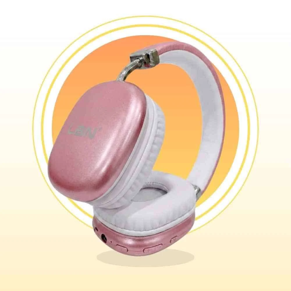 Audífonos Inalámbricos LBN LBH650 Rosado Increíbles: ¡Descubre la libertad!