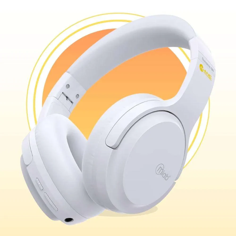 Audífonos Inalámbricos MLAB Over-Ear Blanco con Cancelación de Ruido: Transforma tu experiencia sonora increíble