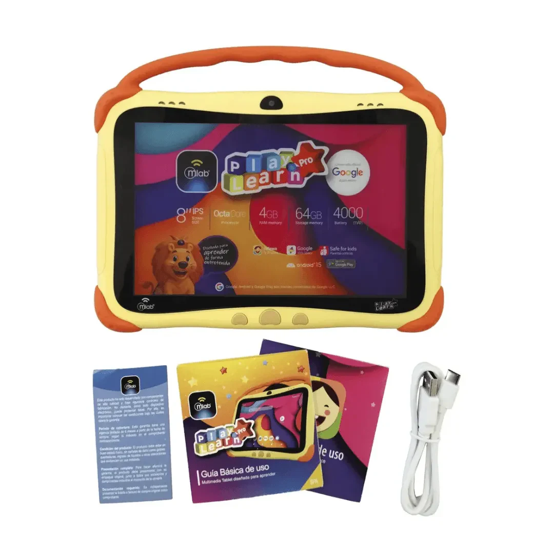 Tablet Play & Learn Pro 8 Mlab 4gb Ram 64 Memoria. increible acabado