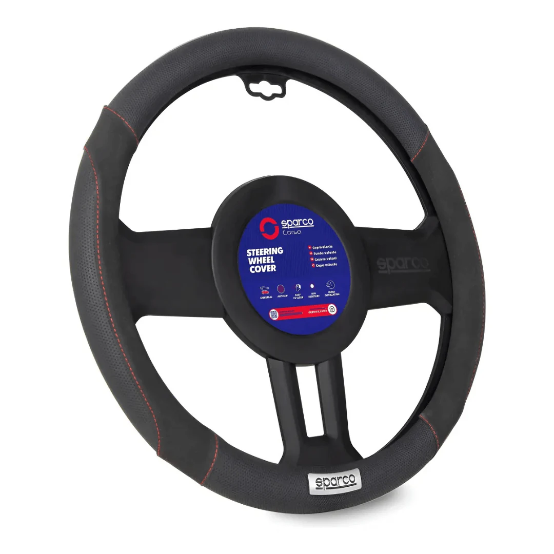 Cubre Volante De Vehiculos Sparco Spc1112bk Negro. INCREIBLE